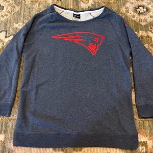 NFL Blue Sweatshirt with Red Logo